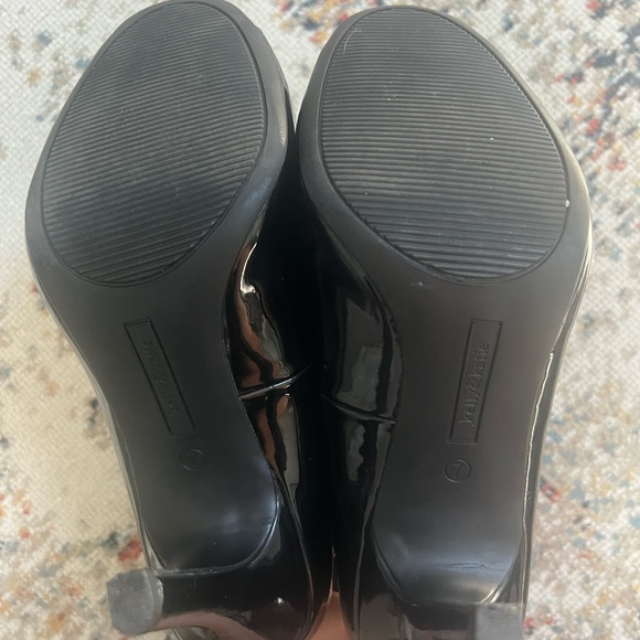 Kelly & Katie Black Patent Leather Heels - Picture 6 of 9